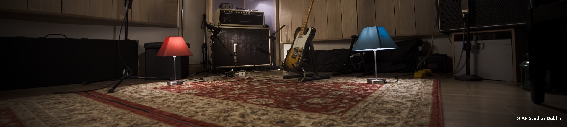 AP Recording Studios Dublin Electric Guitar Set Up